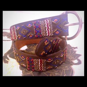 PRICE DROP! Retail:$69.50 NWT Lucky Leather Beaded Belt 🤩